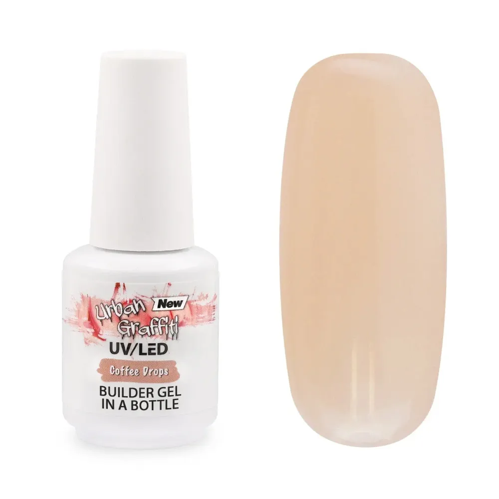 Coffee Drops - Graditelj u boci - Urban Graffiti Builder Gel - 15ml