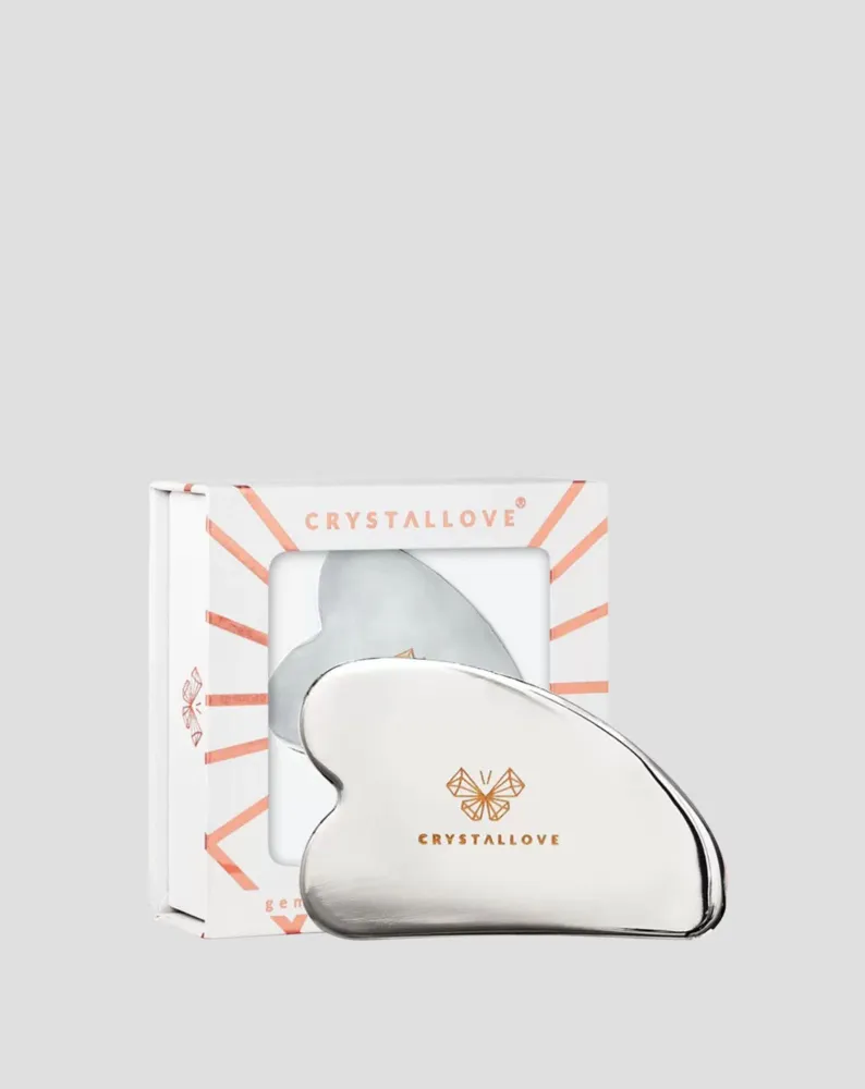 Cryo Ice Gua Sha Crystallove gua sha ploč za lice od nehrđajućeg čelika