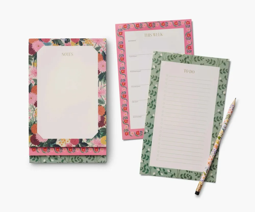 Dahlia Tiered Notepad