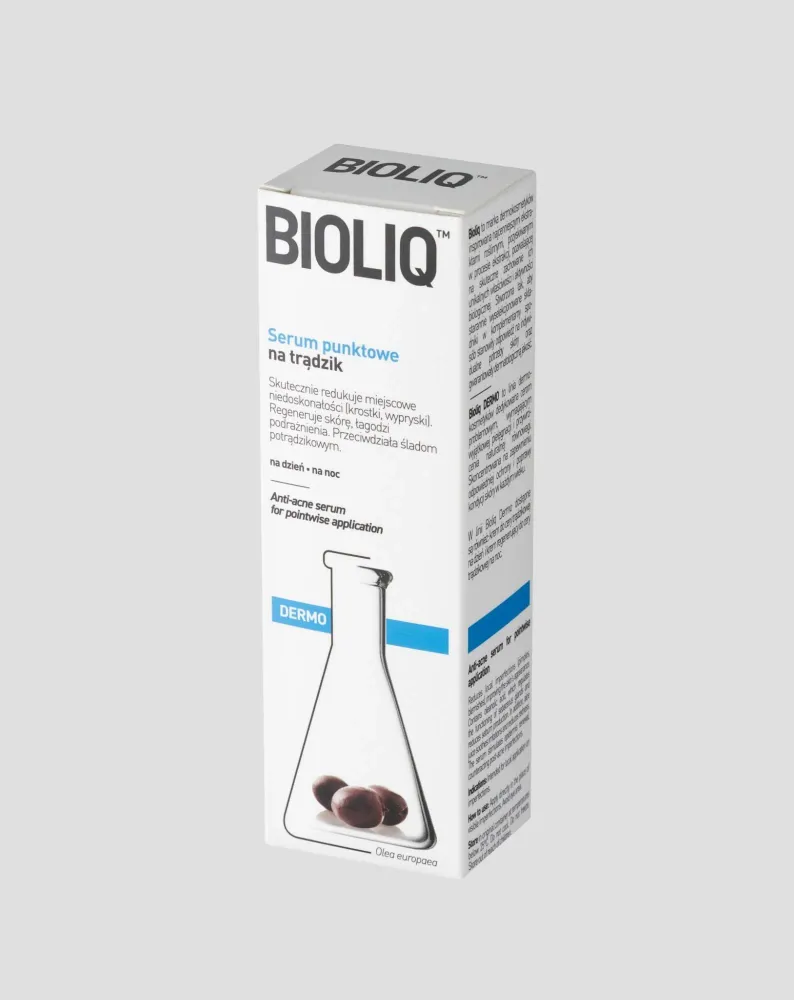 Dermo spot serum za akne s Bioliq europskom maslinom