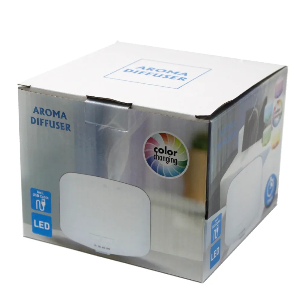 Difuzor eteričnih ulja 300ml USB s promjenom boje i timerom