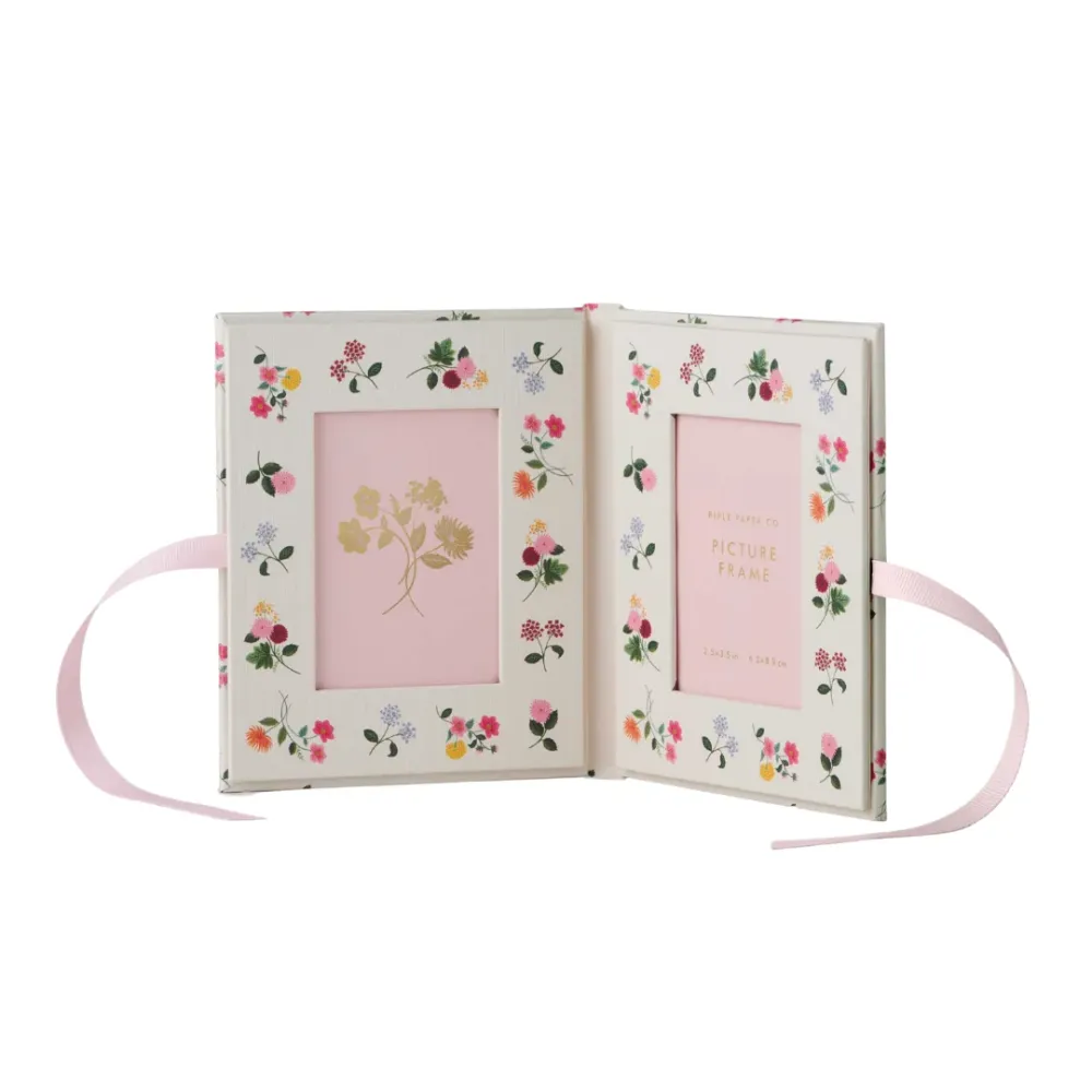 Ditsy Dahlia Folio Paper Wrapped Picture Frame