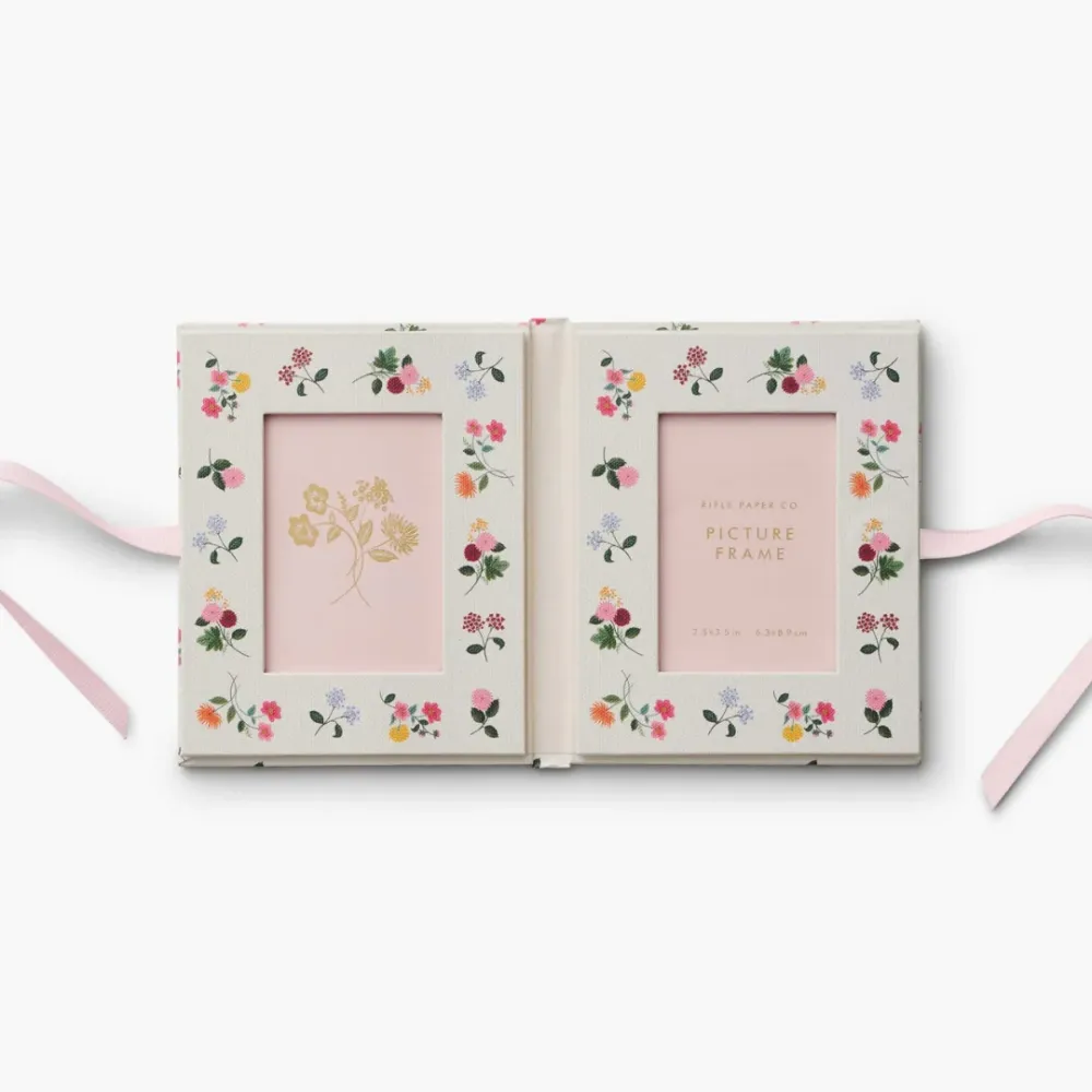 Ditsy Dahlia Folio Paper Wrapped Picture Frame