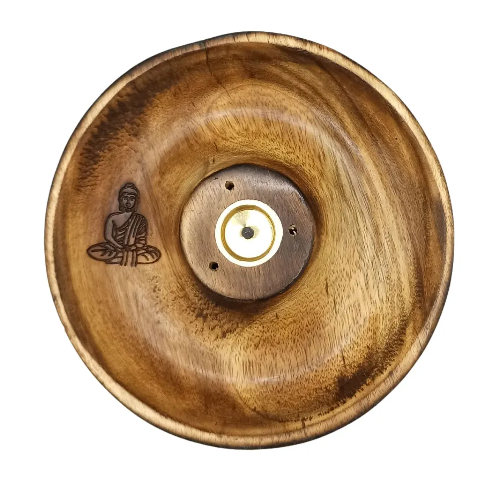Držč tamjana disk štapići i stožci Buddha drveni