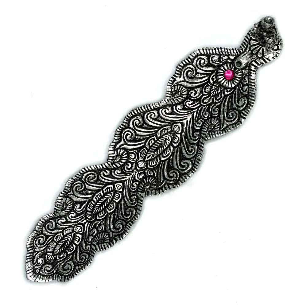 Držč štapić tamjana Buddha poliran aluminij 20cm