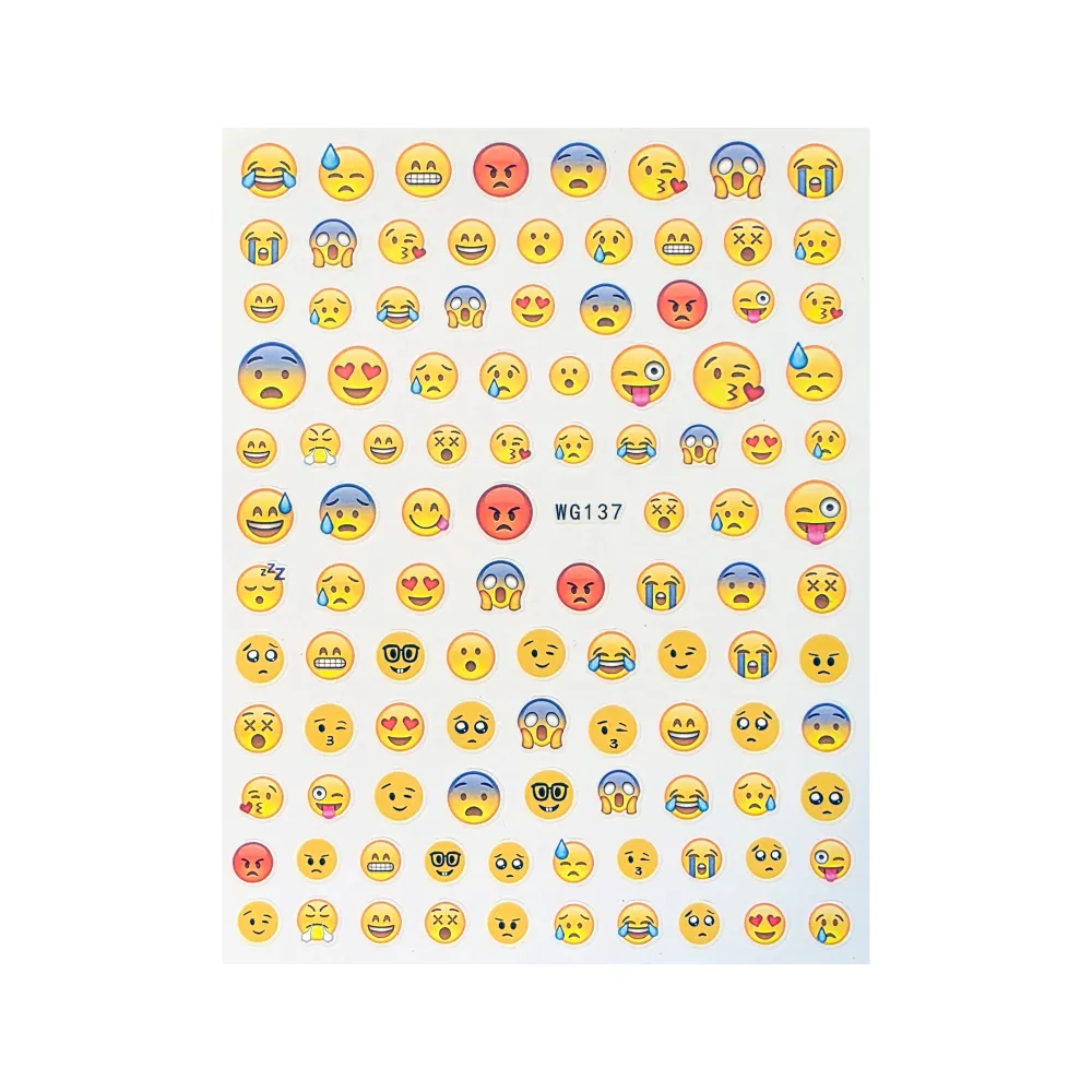 Emoji naljepnice za nail art