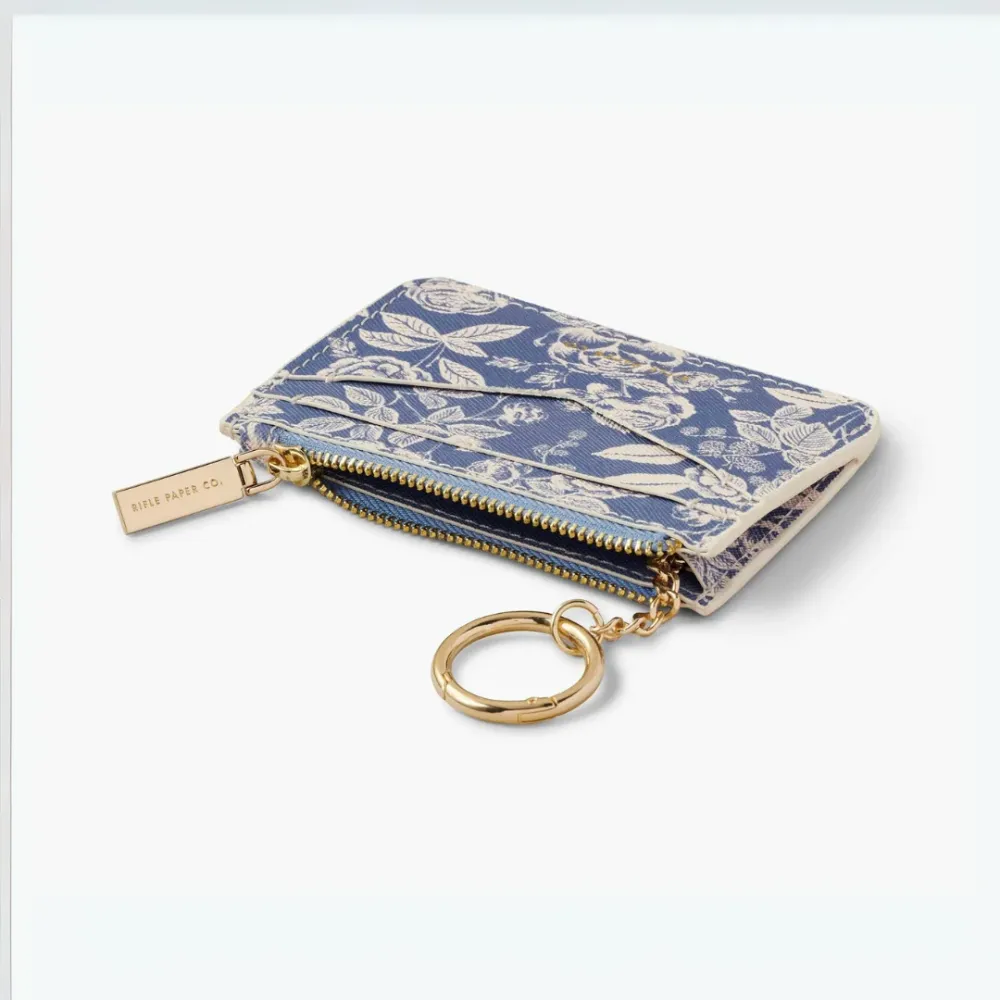English Rose Key Ring Card Case
