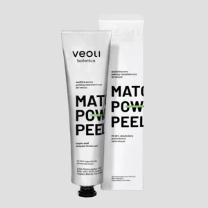 Enzimski piling s AHA 10%, PHA 10%, BHA Matcha power piling Veoli Botanica