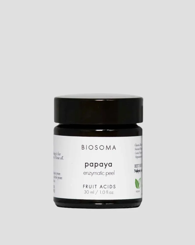 Enzimski piling - Papaya maska za sve tipove kože, linija RAW Biosoma