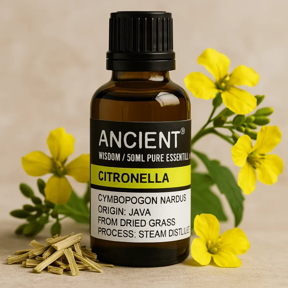 Eterično ulje citronele, destilirano parom 50ml