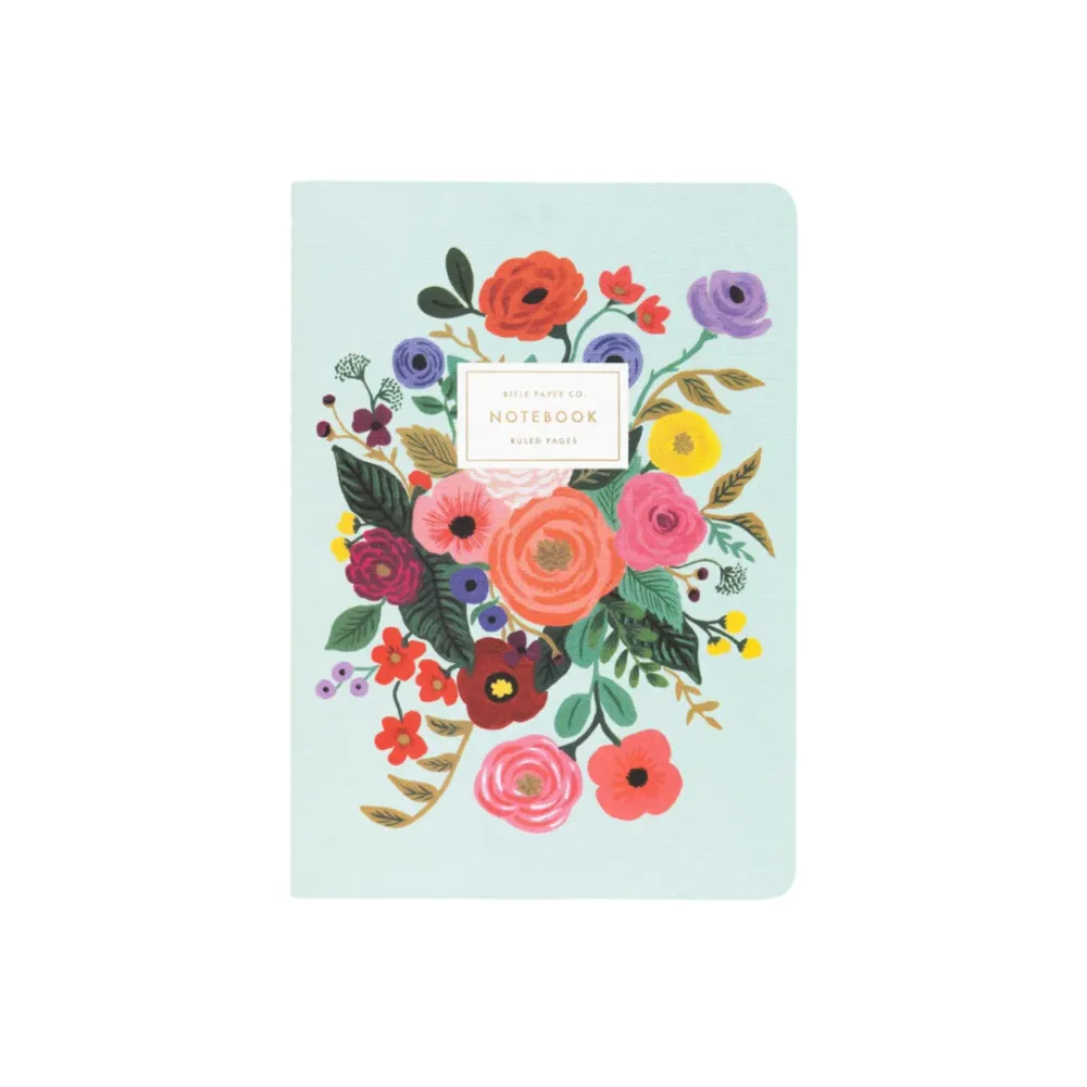Garden Party Stitched Notebook Set 3