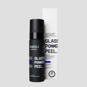 Gel piling za lice Glass skin power peeling s mliječnom kiselinom, traneksamskom kiselinom i ektoinom Veoli Botanica