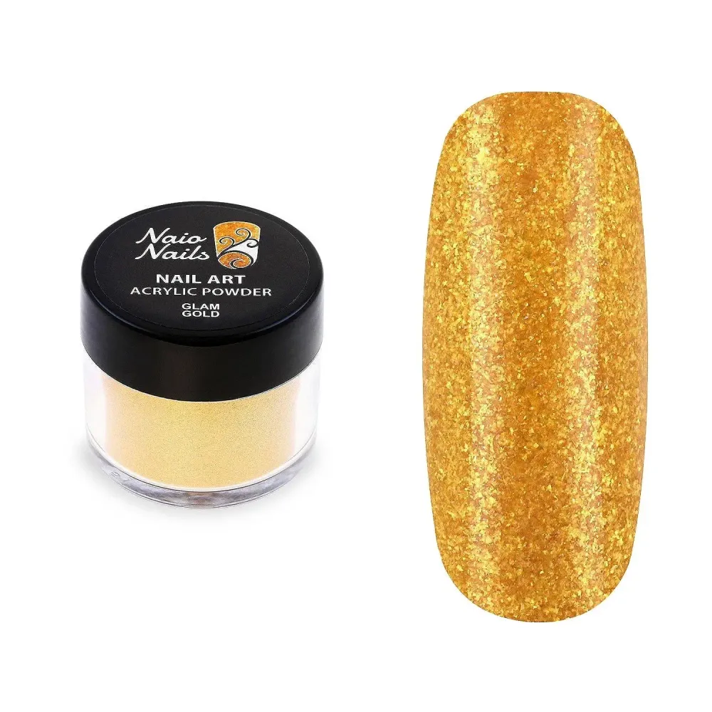 Glam Zlatni Akrilni Prah - 12g