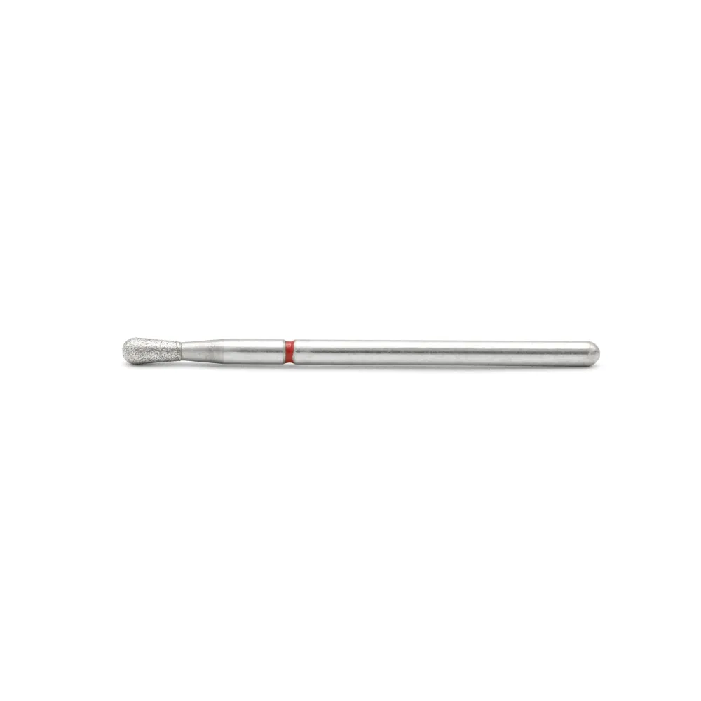 Dijamantna freza, “Kruška”, 2.5*7 mm, Crvena, Tajvan Global