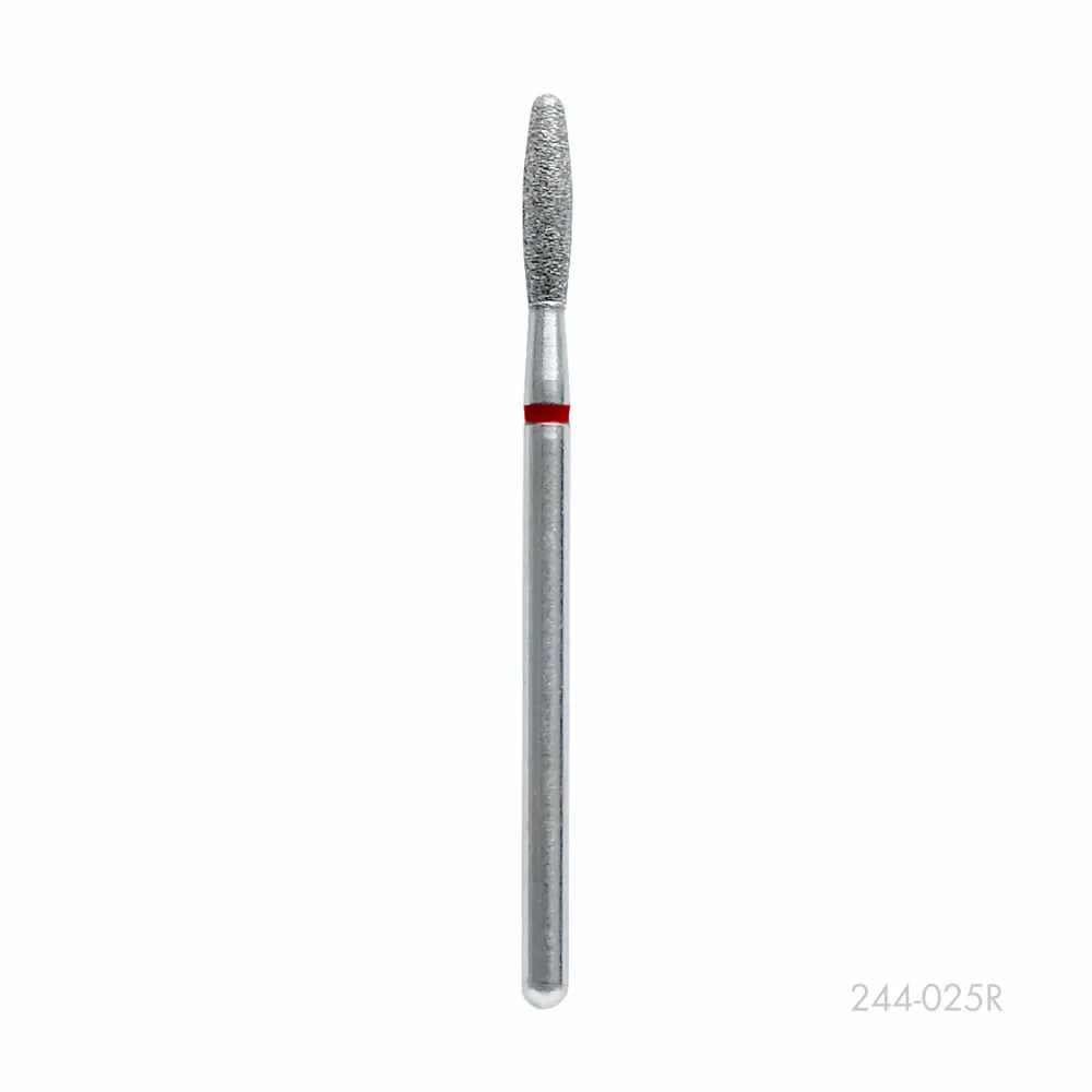 Dijamantna freza, “Plamen”, 2.5*8.0 mm, crvena, Tajvan Global