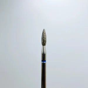 Dijamantna freza, Plamen šiljasti, 2.3*8.0 mm, Plava, Taiwan Global