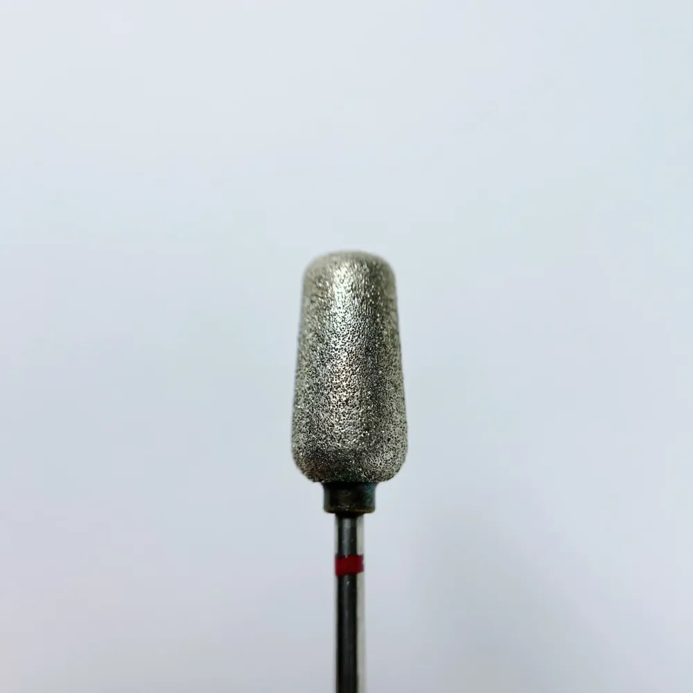 Dijamantna freza za pedikuru, “Cylinder”, 9.0*18 mm, Crvena GOOD GIRL GEL