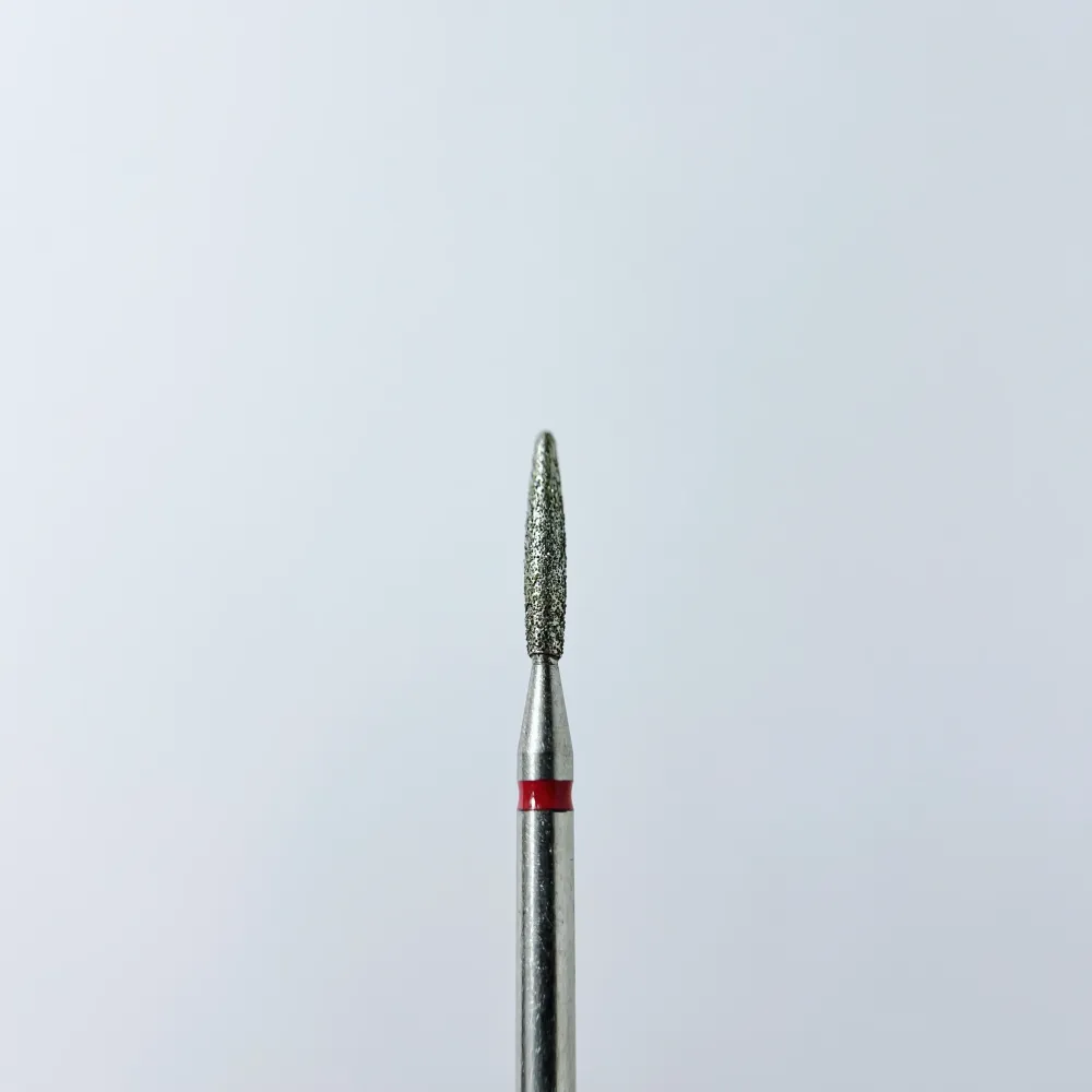 Dijamantna freza, Plamen šiljasti, 1.6*8.7 mm, crvena GOOD GIRL GEL