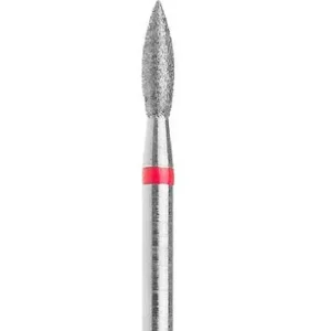 Dijamantna freza, Plamen šiljasti, 2.5*8.5 mm, Crvena, Tajvan GOOD GIRL GEL