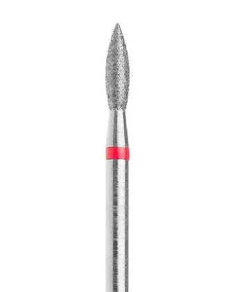 Dijamantna freza, Plamen šiljasti, 2.5*8.5 mm, Crvena, Tajvan GOOD GIRL GEL
