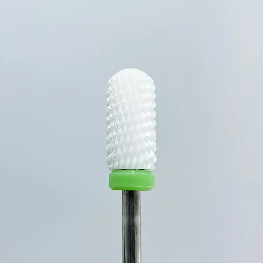 Keramička freza, „Cilindar“ zaobljena, 6.6*13 mm, Zelena GOOD GIRL GEL