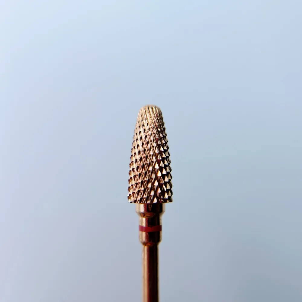 Tvrdometalna freza Rose Gold, “Corn”, 6*14.5, Crvena GOOD GIRL GEL