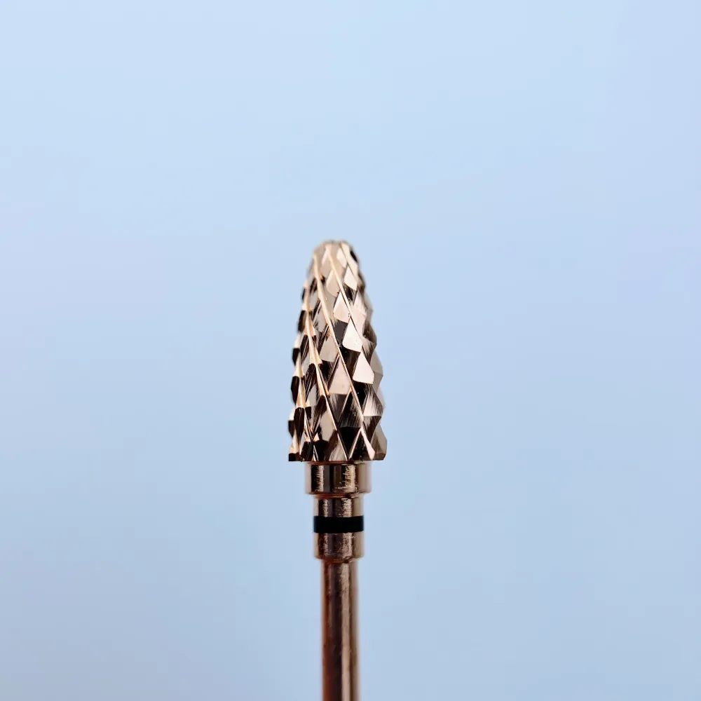 Tvrdometalna freza Rose Gold, “Corn”, 6*14.5, Crna GOOD GIRL GEL
