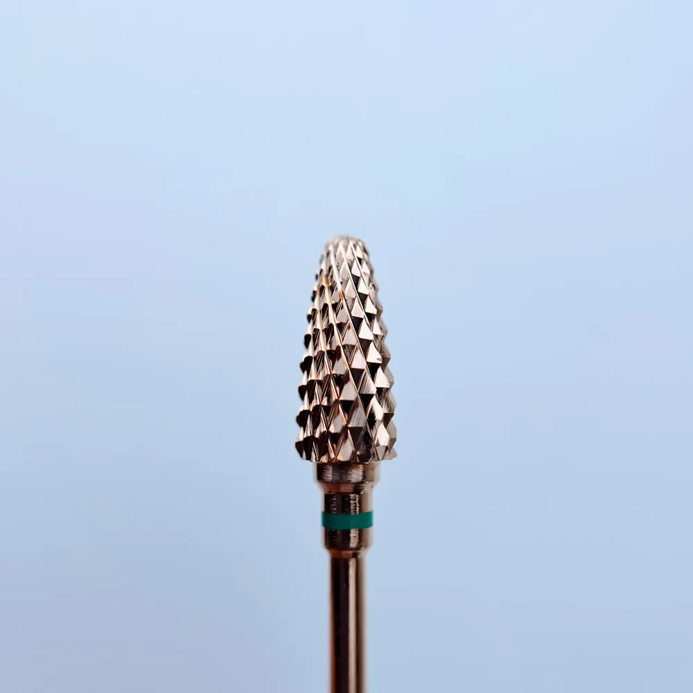 Tvrdometalna freza Rose Gold, „Corn“, 6*14.5, Zelena GOOD GIRL GEL