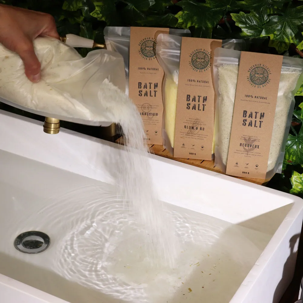 Greenman Rituals Sol za kupanje od zobi i meda Epsom – mješavina za opuštanje u spa centru