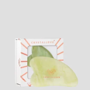 Gua sha ploč za masažu lica od kamena mladosti Crystallove Jade