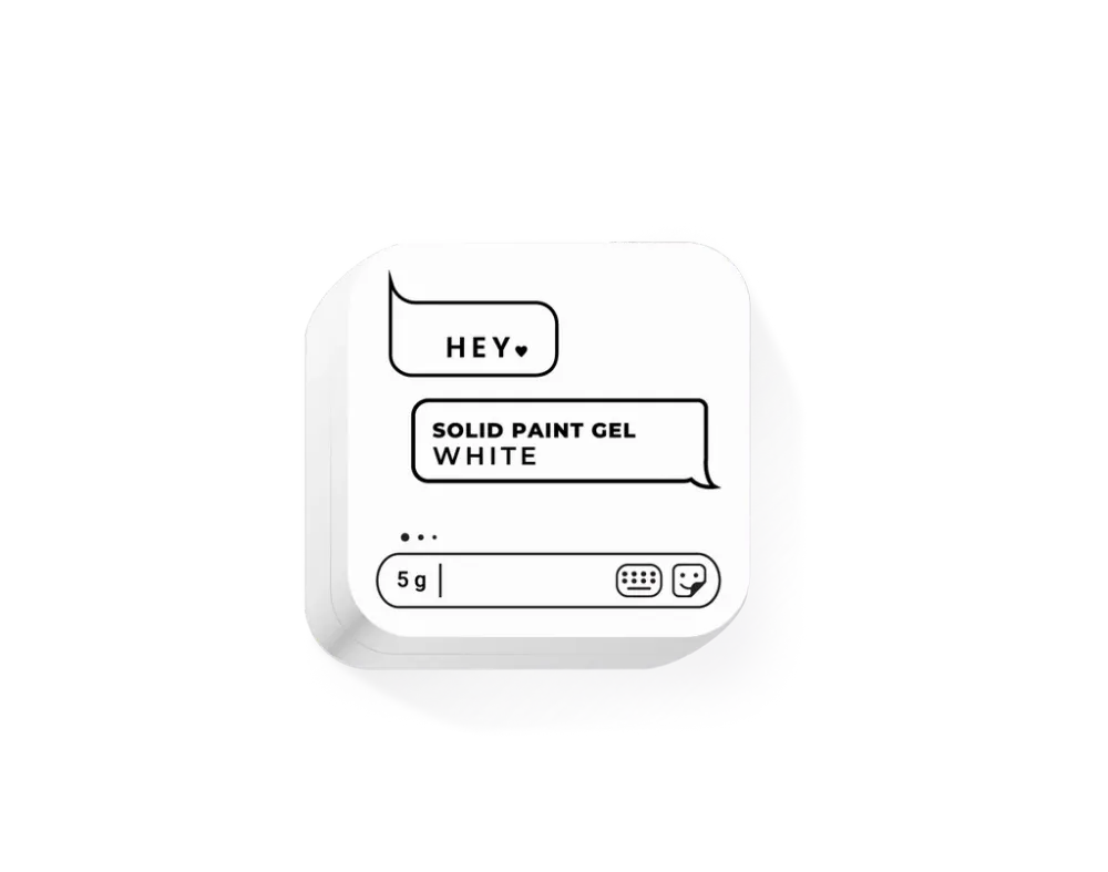 Gel boja Solid Bijela 5 ml HEYLOVE