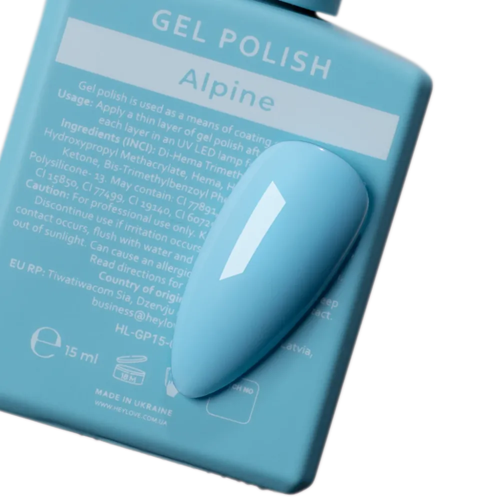 Gel lak Alpine 15 ml HEYLOVE