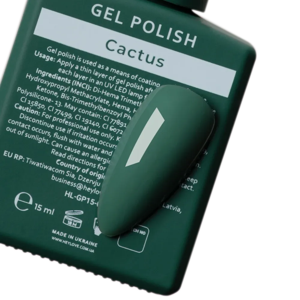 Gel lak Cactus 15 ml HEYLOVE