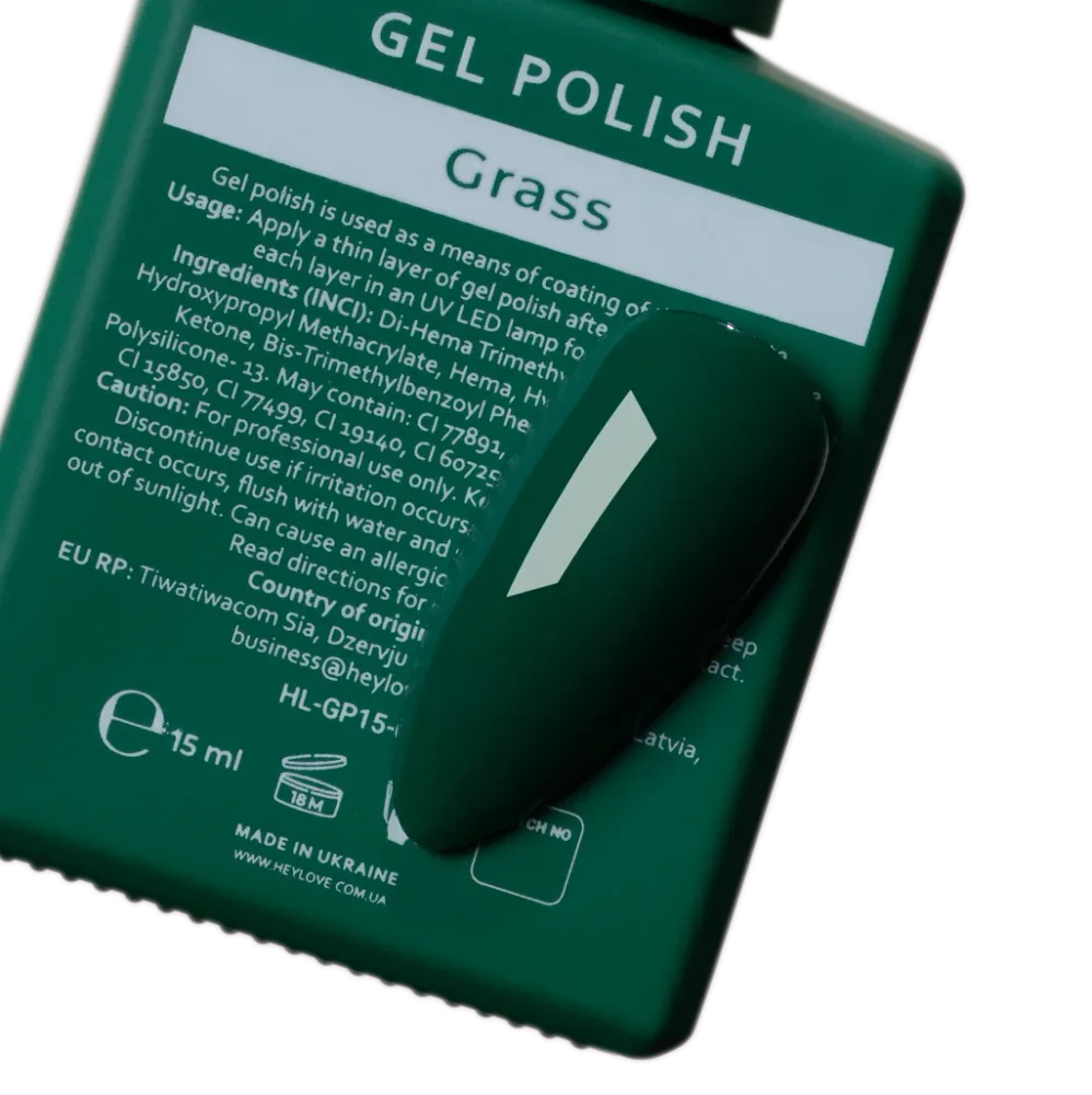 Gel lak Grass 15 ml HEYLOVE