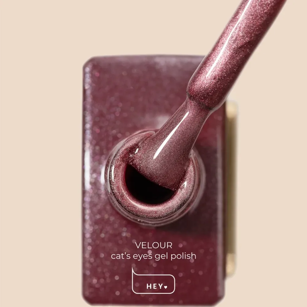 Gel lak za nokte "Cat Eye" Velour 15 ml HEYLOVE