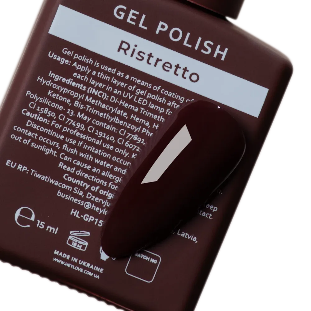 Gel lak za nokte Ristretto 15 ml HEYLOVE