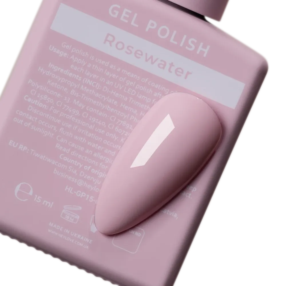 Gel lak Rosewater 15 ml HEYLOVE