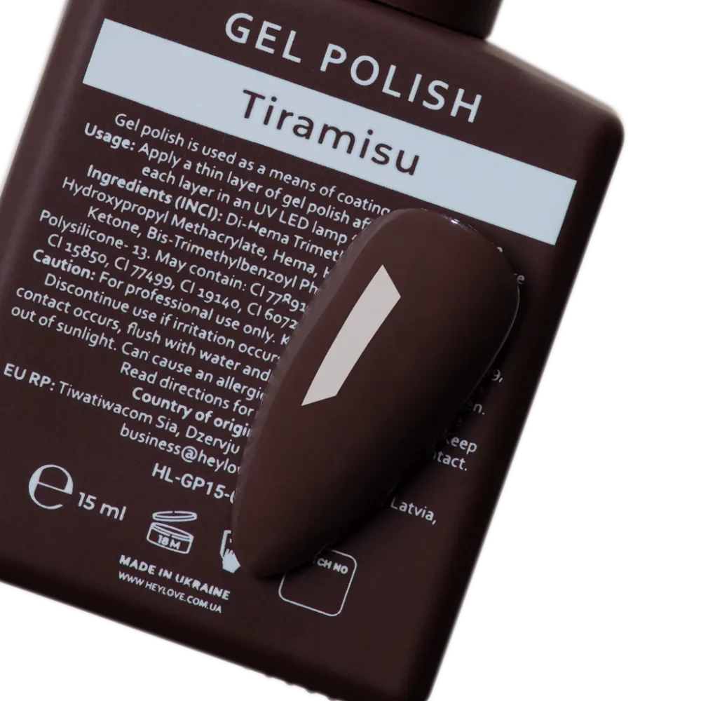 Gel lak Tiramisu 15 ml HEYLOVE