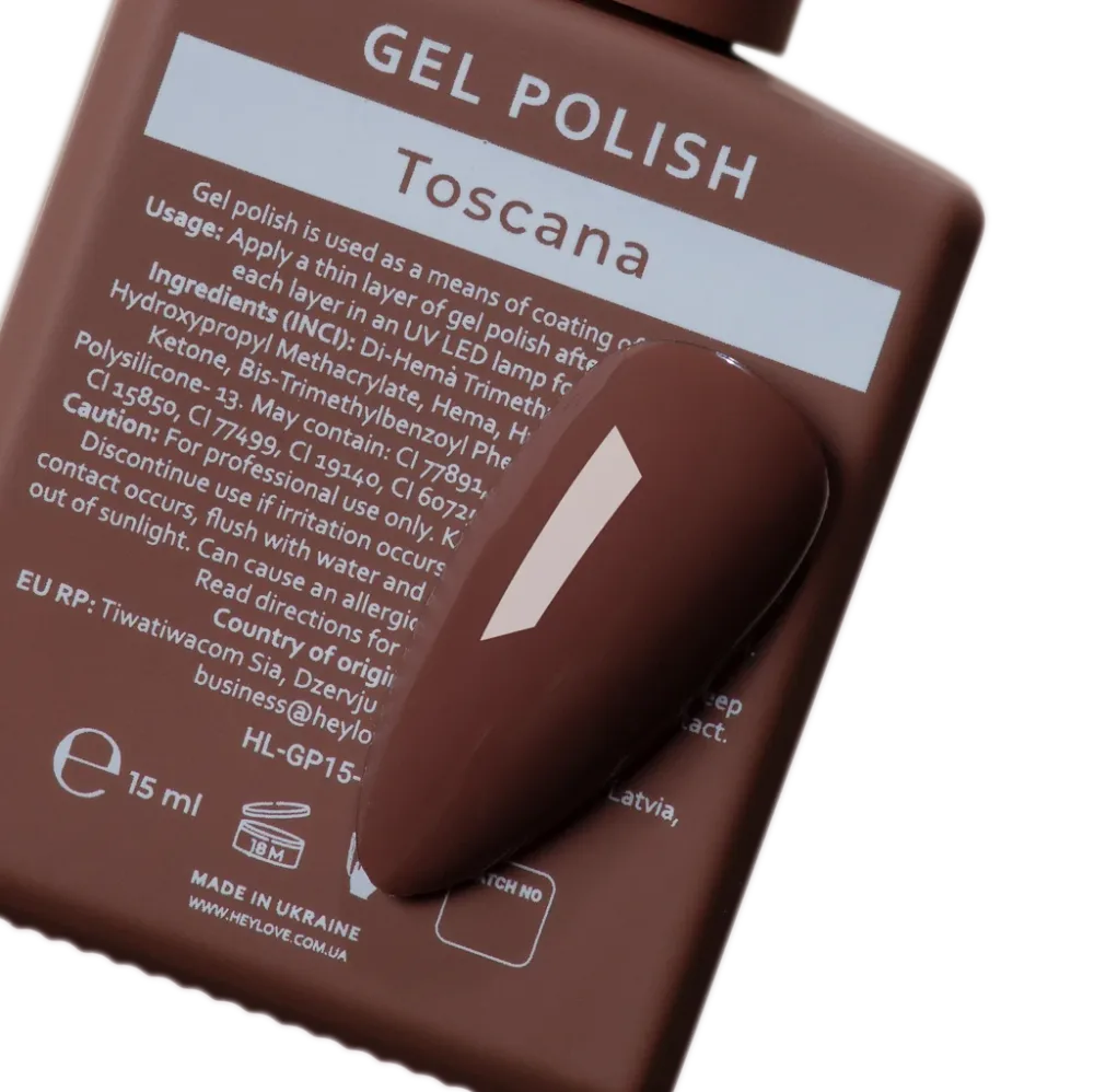 Gel lak Toscana 15 ml HEYLOVE