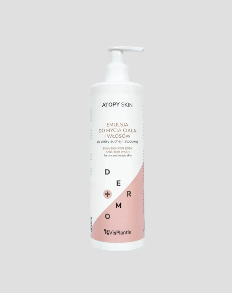 Hidratantna emulzija za pranje tijela i kose za suhu i atopičnu kožu Atopi Skin Vis Plantis