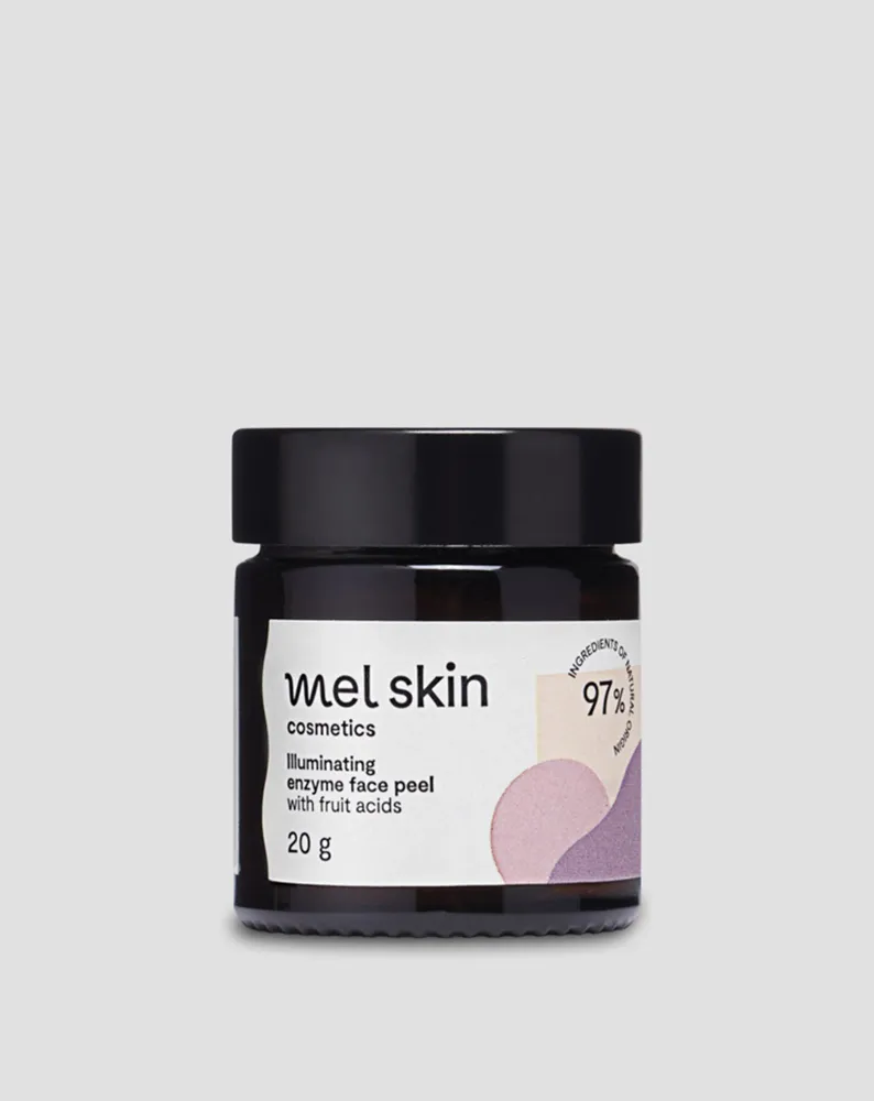 Iluminirajući enzimski piling lica s voćnim kiselinama Mel Skin