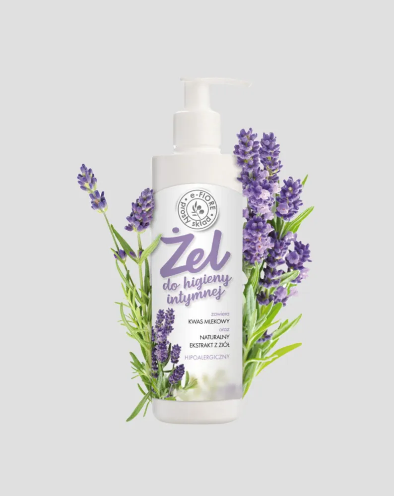 Intimni higijenski gel s uljem lavande hidratantnim i antibakterijskim E-Fiore