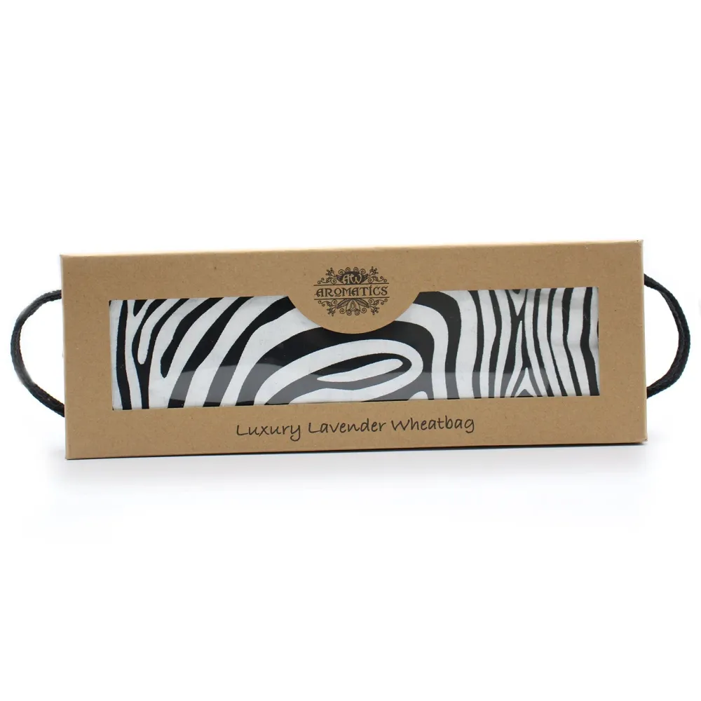 Jastuk za oči od lavande Zebra s poklon kutijom
