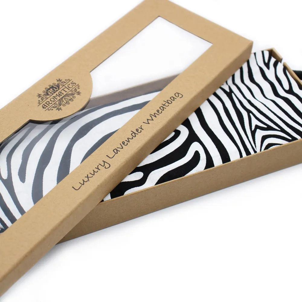 Jastuk za oči od lavande Zebra s poklon kutijom