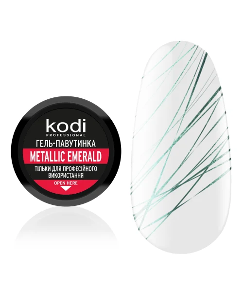 Spider Gel Metallic Smaragd 4 ml Kodi Professional