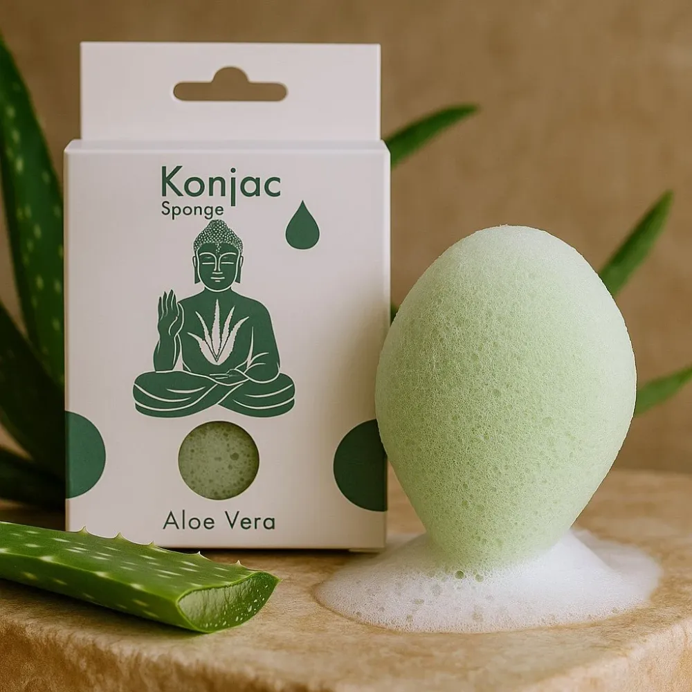Konjac spužva Aloe Vera suza