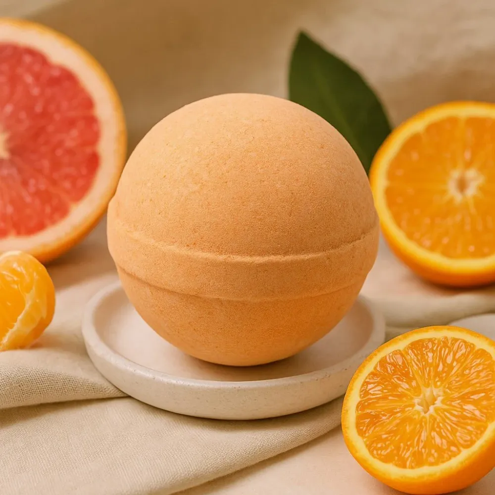 Kupka bomba mandarina i grejpfrut s maslacem od karite