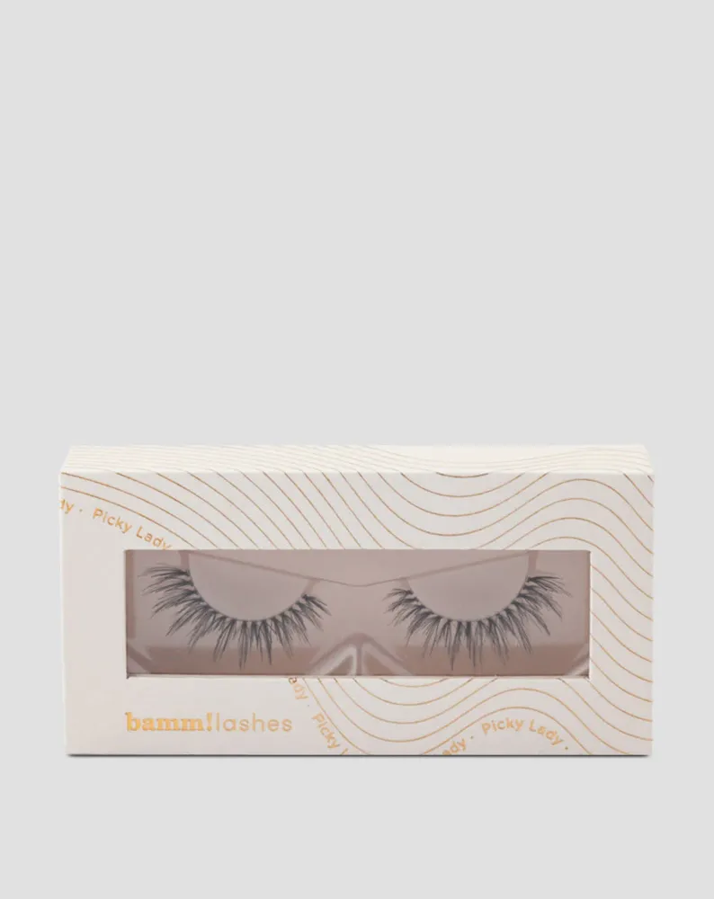 Lagane i mekane 2D umjetne trepavice za višekratnu upotrebu Picky Lady Bamm!Lashes