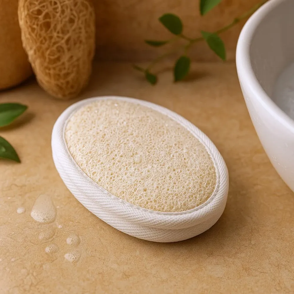 Loofah četka za tijelo – prirodni ovalni oblik