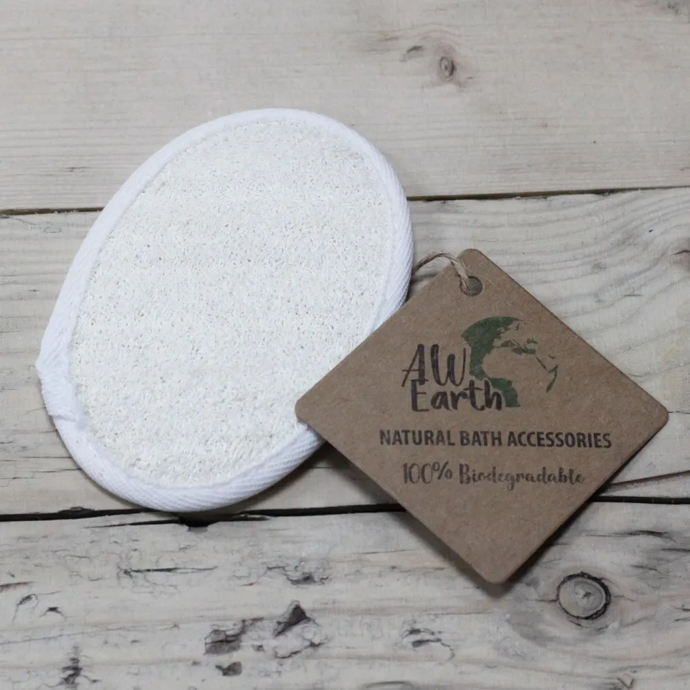 Loofah četka za tijelo – prirodni ovalni oblik